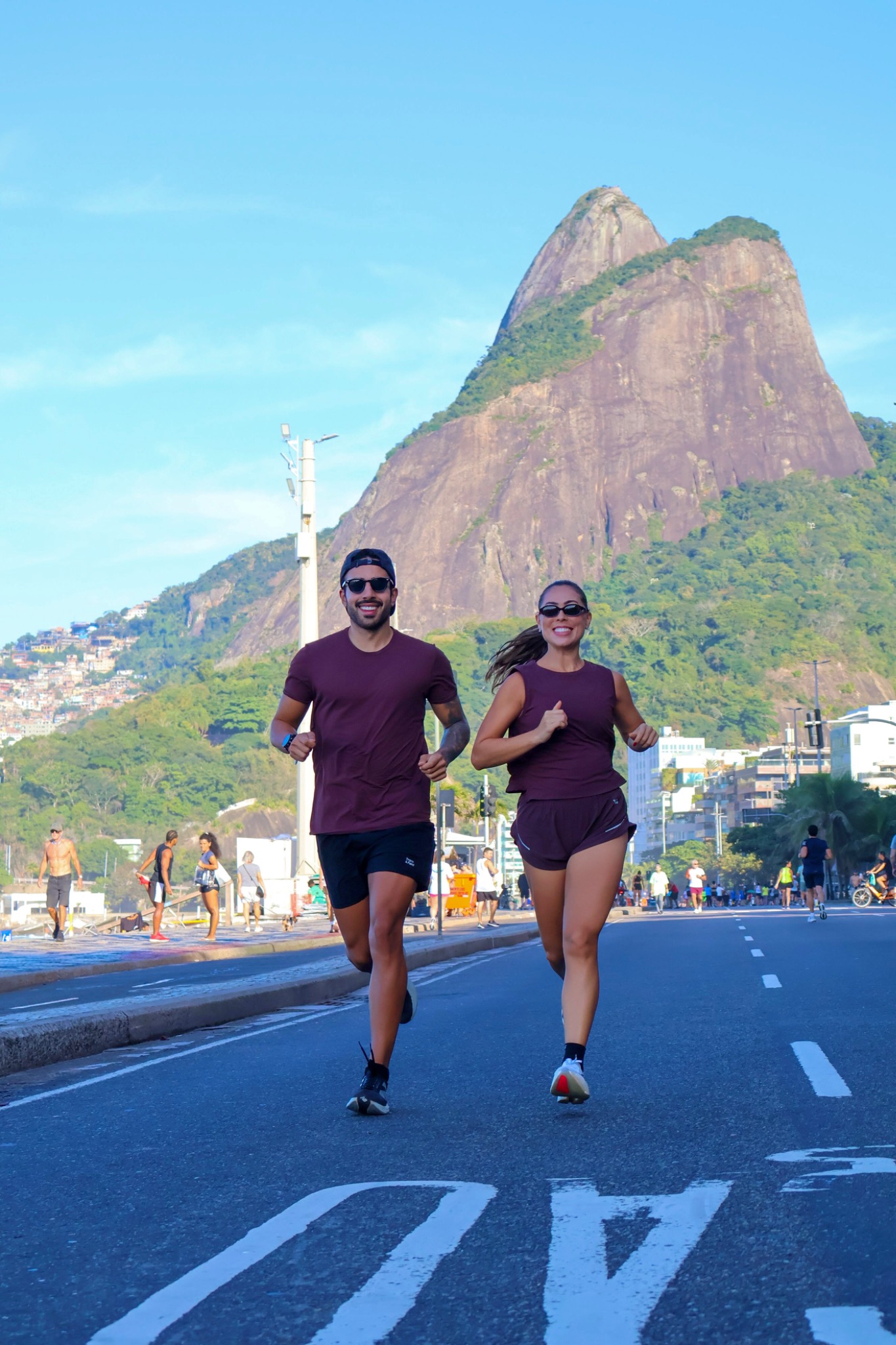 Corredores em ação